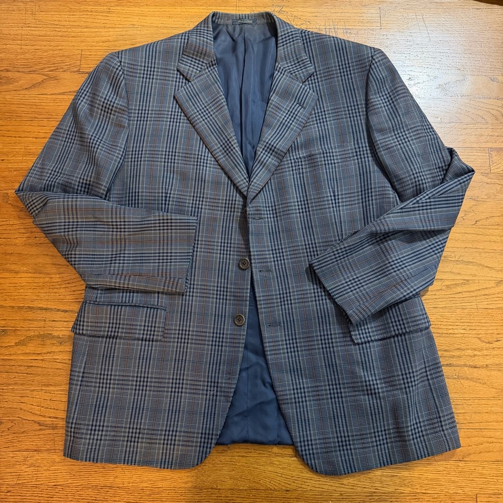 Castangia 1850 Plaid Sport Coat Blazer